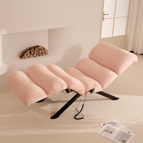 GOSUHI Pink Power Recliner Lounger