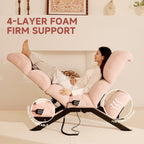 GOSUHI Pink Power Recliner Lounger